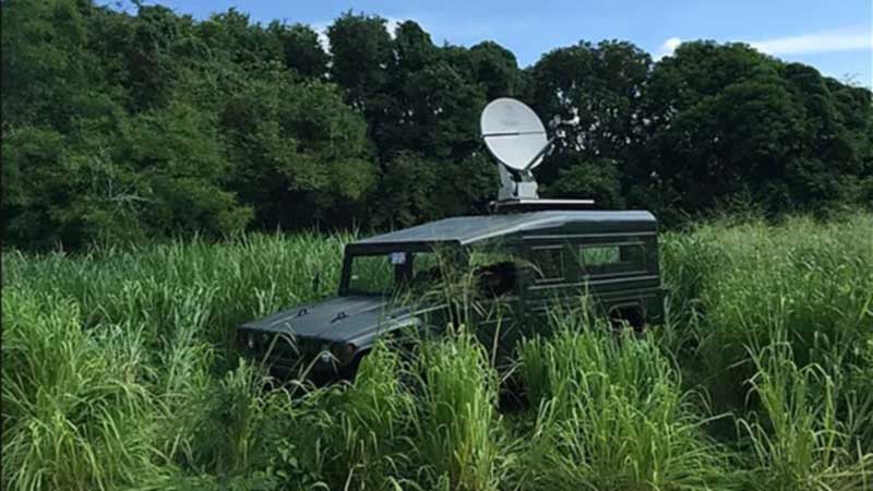 Satellite internet delivering telehealth service